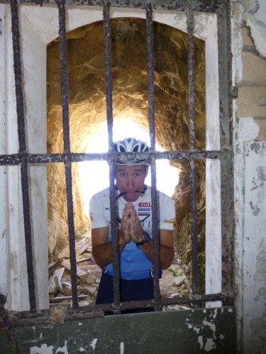 Marc, pleading with the authorities to get back into the cave! 