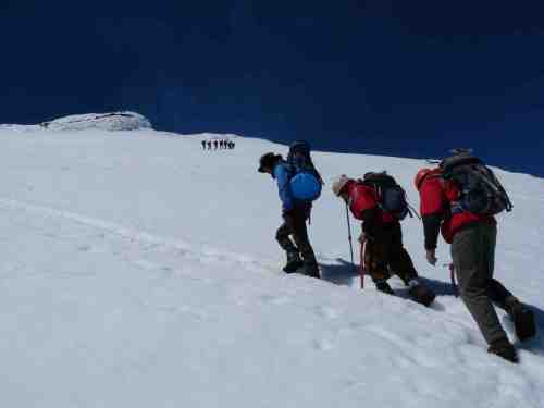 Almost there/ Casi arriba!